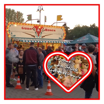 Schießbude auf einer Veranstaltung